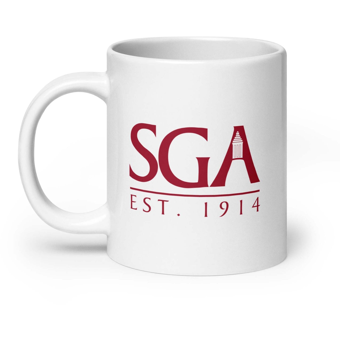 Student Government Association White glossy mug